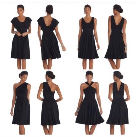 While House Black Market Genius Black Dress
